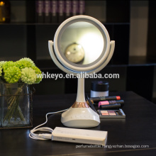 2017 hot new design make up mirror with led light aluminium bluetooth led makeup mirrors